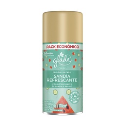 Aromatizante de Ambientes Automático Glade Sandía Refrescante Repuesto 170ml