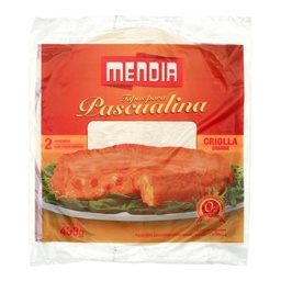 Tapa P/pascualina Criolla Mendia Bsa 400 grm