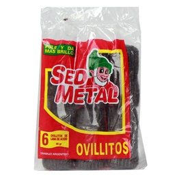 Rollo Acero Sed Metal Ovillitos Bol 6 uni