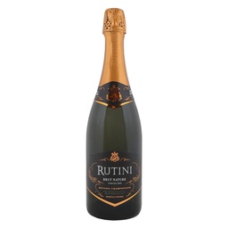 Champaña Brut Nat Rutini Bot 750 cmq