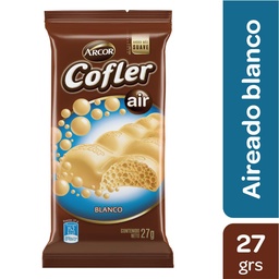 Chocolate Cofler Air Blanco Tab 27 grm