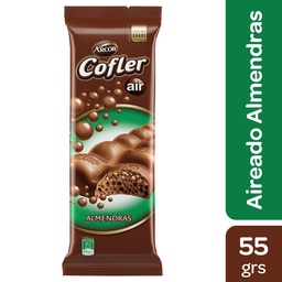 Chocolate Cofler Air Almendras Tab 55 grm