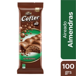 Chocolate Cofler con Leche y Almendras Paq 100 grm