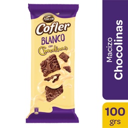 Chocolate Cofler Blanco C/ Chocolinas Tab 100 grm