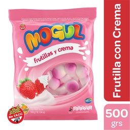 Caramelo Mogul Frutilla y Crema Bsa 500 grm