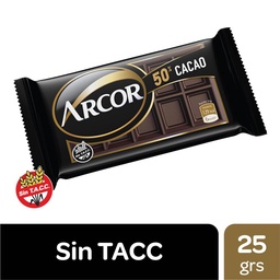 Chocolate 50% Cacao Arcor Fwp 25 grm