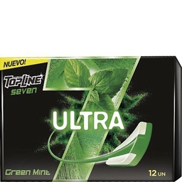 Chicles 7 Ultra Green Topline Est 24 grm