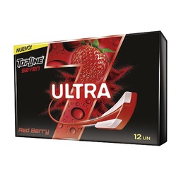 Chicles 7 Ultra Red Be Topline Est 24 grm