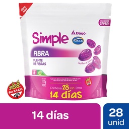 Pastillas de Goma Fuente D/fibra Simple Doy 112 grm