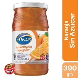 Mermelada Naranja Sin Azúcares Agregados Arcor 390g