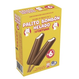 Helado Palito Bombón Arcor x6 Unidades Cja 240 grm