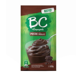 Postre Sabor A Chocolate Bc Sob 60 grm