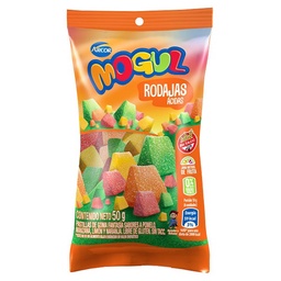 Pastillas de Goma Rodajas Ácidas Mogul Fwp 50 grm