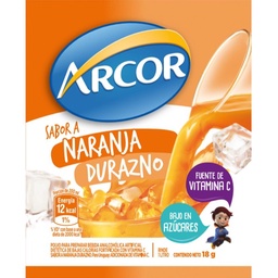 Jugo Polvo Naranja/durazn Arcor Sob 18 grm