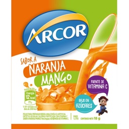 Jugo Polvo Naranja/mango Arcor Sob 18 grm