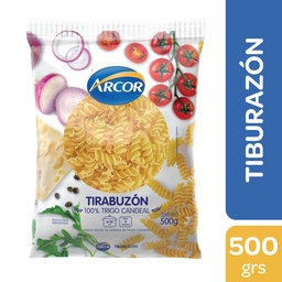 Fideos Semola de Trigo Tirabuzon Arcor Paq 500 grm