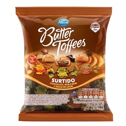 Caramelos Rellenos Surtidos Butter Toffees Paq 140 grm