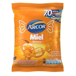 Caramelos Rellenos Miel Arcor Paq 140 grm