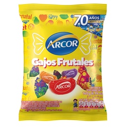 Caramelos Duros Gajos Fr Arcor Paq 140 grm