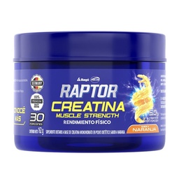 Creatina Sabor Naranja Raptor 162g