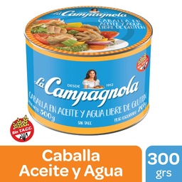 Caballa en Aceite y Agua La Campagnola Lat 300 grm