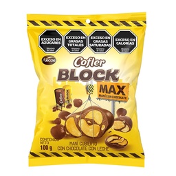 Chocolate Block Max Leche Cofler 100g