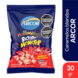 Caramelos Sabor Frutilla y Cereza Arcor 30g