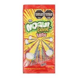 Gomitas Tubitos Sabor Tutti Frutti Mogul 70g