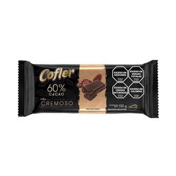 Chocolate 60% Cacao Cremoso Cofler 100g