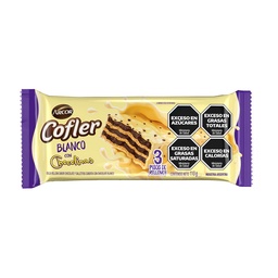 Oblea Rellena de Chocolate Blanco Cofler 110g