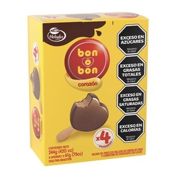 Helado Multipack Chocolate y Crema de Mani Bon O Bon 244g