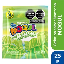 Gelatina Sabor Manzana Mogul Sob 25 grm