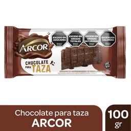 Chocolate para Taza Arcor 100g