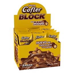 Huevo de Pascua Chocolate con Maní Cofler Bsa x1 uni 25 grm
