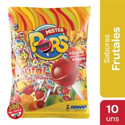 Chupetin Frutal mr.pop's Bsa 10 Unidades