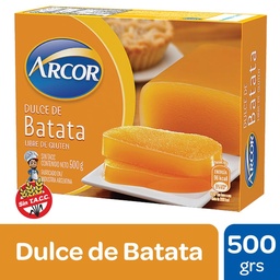 Dulce de Batata Arcor Cja 500 grm