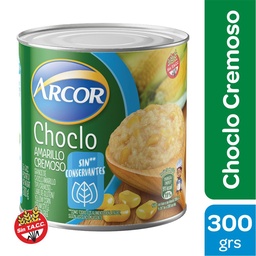 Choclo Amarillo Cremoso Arcor Lat 350 grm