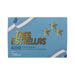 Fosforos Tres Estrellas 3 Patitos 400u.