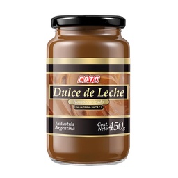 Dulce de Leche Coto Frasco 450 gr