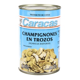 Champignon Trozados Caracas Lat 400 grm