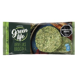 Medallón Arveja y Brócoli Green Life 380g