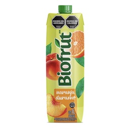 Jugo Naranja Durazno Biofrut 1l