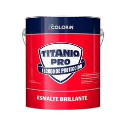 Esmalte Brillante Colorín Titanio 1 l Blanco