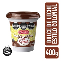 Dulce de Leche La Serenisima Colonial 400gr