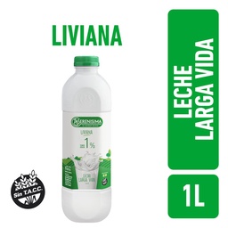 Leche Parcialmente Descremada Liviana La Serenisima Botella Larga Vida 1l