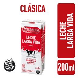 Leche Entera Larga Vida 3% Clásica La Serenísima 200 ml