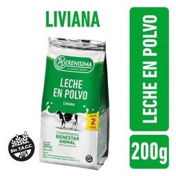 Leche E/polvo Desc. fort.c/v La Serenisi Paq 200 grm