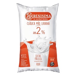 Leche Descremada La Serenisima 2% Sachet 1 l