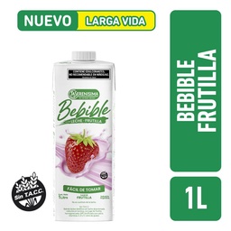 Bebida Láctea La Serenisima Bebible Frutilla 1l