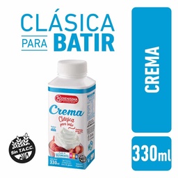 Crema Leche Clásica P/bati La Serenisi Ttb 330 ml